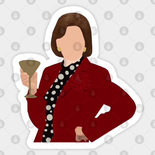 lucille bluth Sticker by aluap1006